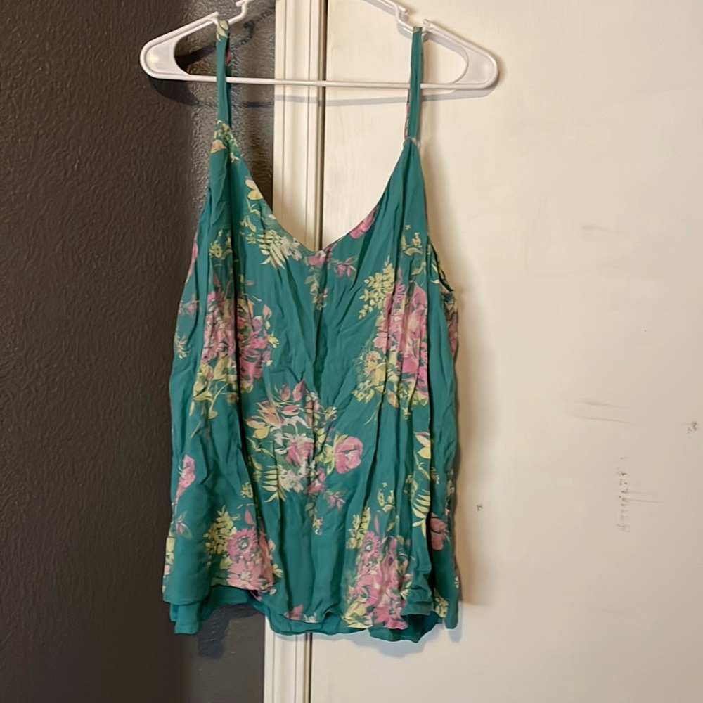 Torrid green tank top